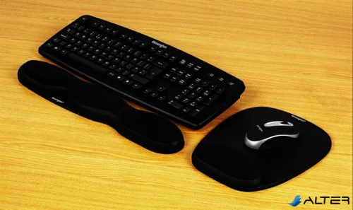 Csuklótámasz billentyűzethez, géltöltésű, KENSINGTON, fekete