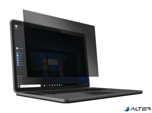 Monitorszűrő, betekintésvédelem, 12.5" 16:9 laptophoz, 278x156mm, levehető, KENSINGTON