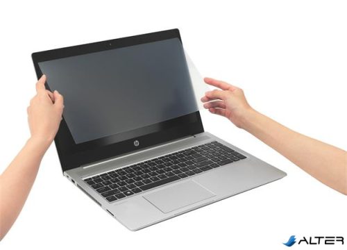 Monitorszűrő, tükröződéscsökkentő és kékfény szűrő, 14' 16:9 laptophoz, 310x175mm, levehető, KENSINGTON