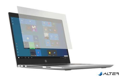 Monitorszűrő, tükröződéscsökkentő és kékfény szűrő, 23" 16:9 laptophoz, 510x287mm, levehető, KENSINGTON