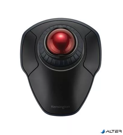 Egér, vezeték nélküli, optikai, hanyattegér, trackball, KENSINGTON "Orbit"
