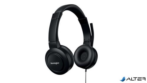 Fejhallgató, mikrofonnal, USB-C, KENSINGTON "H1000"