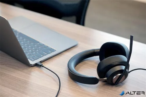 Fejhallgató, mikrofonnal, USB-C, KENSINGTON "H2000"