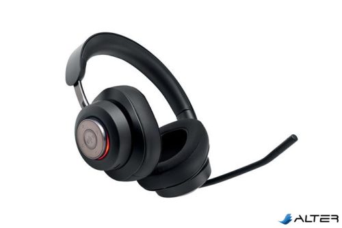 Fejhallgató, vezeték nélküli, mikrofon, Bluetooth, KENSINGTON "H3000", fekete
