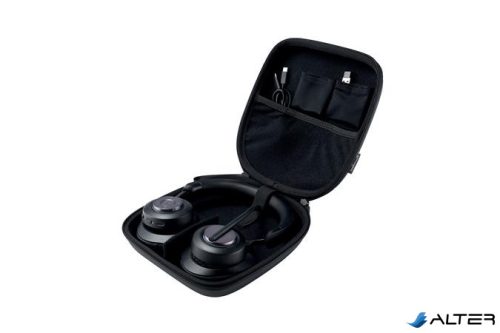 Fejhallgató, vezeték nélküli, mikrofon, Bluetooth, KENSINGTON "H3000", fekete