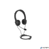 Fejhallgató, mikrofon, USB-C, KENSINGTON "Classic EQ", fekete
