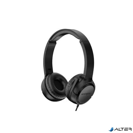 Fejhallgató, mikrofonnal, KENSINGTON "H950 EQ USB-C/USB-A", fekete