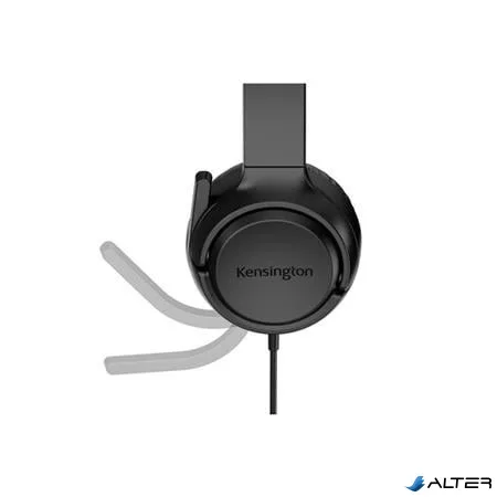 Fejhallgató, mikrofonnal, KENSINGTON "H950 EQ USB-C/USB-A", fekete