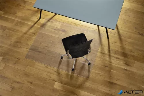 Székalátét, kemény felületre, PET, 150x120 cm, RS OFFICE "Duragrip Meta"