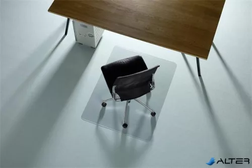 Székalátét, szőnyegre, PET, 90x120 cm, RS OFFICE 'Duragrip Meta'