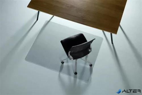 Székalátét, szőnyegre, PET, 150x120 cm, RS OFFICE "Duragrip Meta"