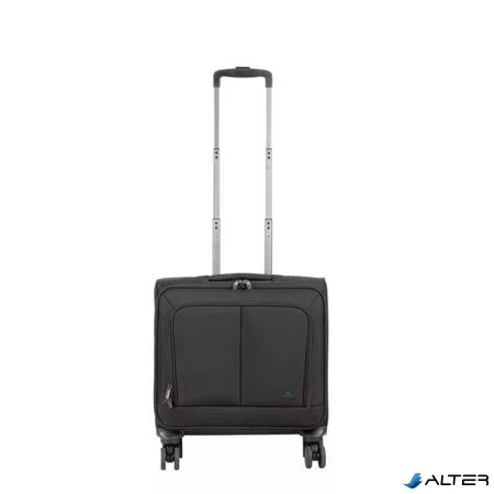 Utazóbőrönd, laptoprekesszel, 15,6', 46x42x22 cm, RIVACASE 'Tegel 8481', fekete