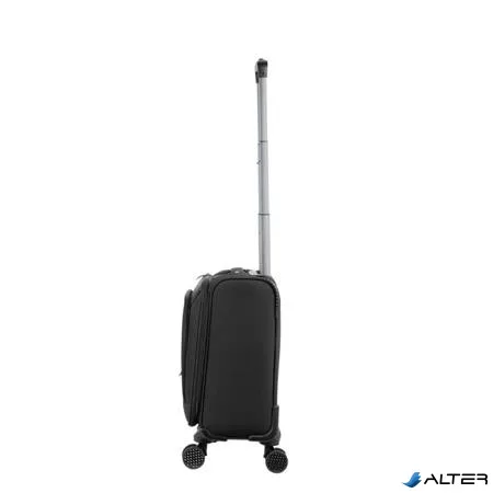 Utazóbőrönd, laptoprekesszel, 15,6', 46x42x22 cm, RIVACASE 'Tegel 8481', fekete