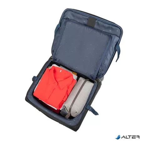 Utazóbőrönd, laptoprekesszel, 15,6', 46x42x22 cm, RIVACASE 'Tegel 8481', fekete