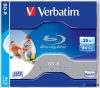 BD-R BluRay lemez, nyomtatható, 25GB, 6x, 1 db, normál tok, VERBATIM