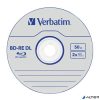 BD-RE BluRay lemez, kétrétegű, újraírható, 50GB, 2x, 1db, normál tok, VERBATIM