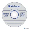 BD-RE BluRay lemez, kétrétegű, újraírható, 50GB, 2x, 1db, normál tok, VERBATIM