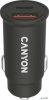Autós töltő, USB-C/USB-A, QC 3.0 18W, PD 30W, CANYON "C-20B03"