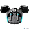 Fülhallgató, vezeték nélküli, Bluetooth 5.3, gaming, CANYON "DoubleBee GTWS-2", fekete