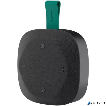 Hangszóró, hordozható, Bluetooth 5.3, CANYON 'Hexagon 10', fekete-zöld