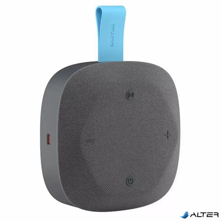 Hangszóró, hordozható, Bluetooth 5.3, CANYON 'Hexagon 10', szürke-kék