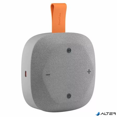 Hangszóró, hordozható, Bluetooth 5.3, CANYON 'Hexagon 10', szürke-narancs