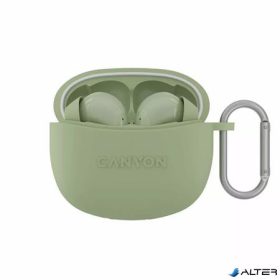   Fülhallgató, TWS vezeték nélküli, Bluetooth 5.3, CANYON 'TWS-5', zöld