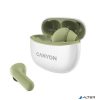 Fülhallgató, TWS vezeték nélküli, Bluetooth 5.3, CANYON 'TWS-5', zöld