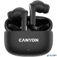 Fülhallgató, TWS vezeték nélküli, Bluetooth 5.4, CANYON "OnGo 9", fekete