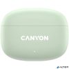 Fülhallgató, TWS vezeték nélküli, Bluetooth 5.4, CANYON "OnGo 9", zsálya