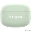 Fülhallgató, TWS vezeték nélküli, Bluetooth 5.4, CANYON "OnGo 9", zsálya