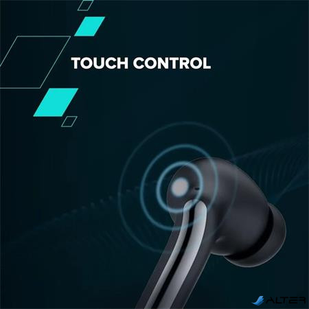 Fülhallgató, TWS vezeték nélküli, Bluetooth 5.4, CANYON "OnGo 9", zsálya