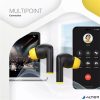 Fülhallgató, TWS vezeték nélküli, Bluetooth 5.4, CANYON "Hexagon 7", fekete-sárga