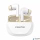 Fülhallgató, TWS vezeték nélküli, Bluetooth 5.4, CANYON "Hexagon 7", fehér-bézs