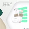 Fülhallgató, TWS vezeték nélküli, Bluetooth 5.4, CANYON "Hexagon 7", fehér-bézs