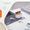 Fülhallgató, TWS vezeték nélküli, Bluetooth 5.4, CANYON "Hexagon 7", fehér-bézs