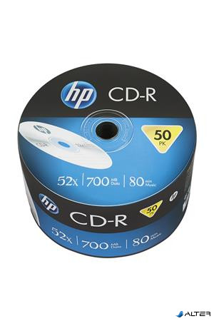 CD-R lemez, 700MB, 52x, 50 db, zsugor csomagolás, HP
