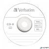 CD-R lemez, 700MB, 52x, 100 db, hengeren, VERBATIM 'DataLife'