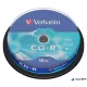 CD-R lemez, 700MB, 52x, 10 db, hengeren, VERBATIM "DataLife"