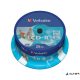 CD-R lemez, nyomtatható, matt, ID, AZO, 700MB, 52x, 25 db, hengeren, VERBATIM