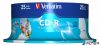 CD-R lemez, nyomtatható, matt, ID, AZO, 700MB, 52x, 25 db, hengeren, VERBATIM