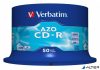 CD-R lemez, Crystal bevonat, AZO, 700MB, 52x, 50 db, hengeren VERBATIM "DataLife Plus"