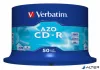 CD-R lemez, Crystal bevonat, AZO, 700MB, 52x, 50 db, hengeren VERBATIM "DataLife Plus"