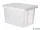 Tárolódoboz, tetővel, 26 l, áttetsző, CURVER "Essentials"