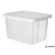 Tárolódoboz, tetővel, 45 l, áttetsző, CURVER 'Essentials'