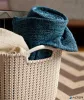 Kötött hatású kosár, L méret, CURVER 'Knit', fehér