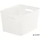 Rattan hatású kosár, 18l, törtfehér, CURVER 'My Style'