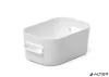 Műanyag tárolódoboz, 0,6 liter, SMARTSTORE "Compact XS", fehér