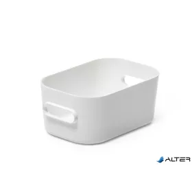   Műanyag tárolódoboz, 0,6 liter, SMARTSTORE "Compact XS", fehér