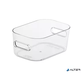   Műanyag tárolódoboz, 0,6 liter, SMARTSTORE "Compact Clear XS", átlátszó